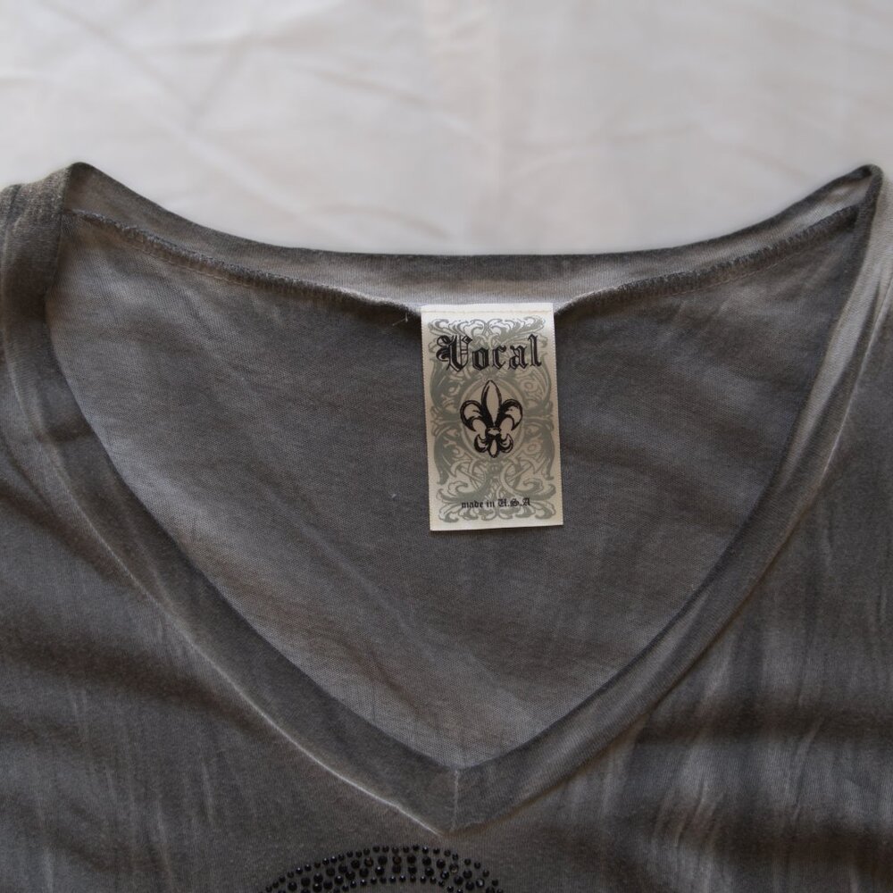 Bedazzled Peace Sign T Shirt - Picture 5 of 8